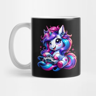 Unicorn Gamer Video Games Mug